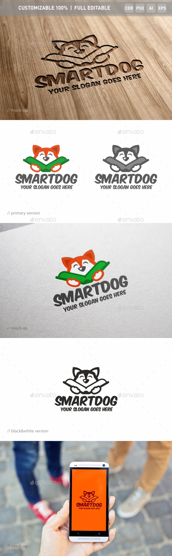Smartdog Logo Template