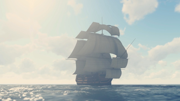 Sailing Galleon - Sunny