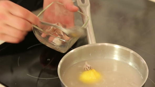 Boiling Baby Octopus