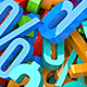 Plastic Numbers - GraphicRiver Item for Sale