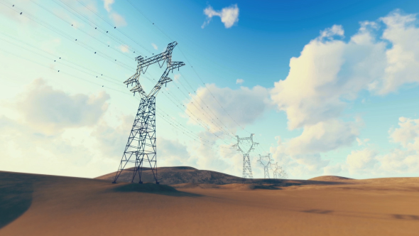 Powerlines - Desert
