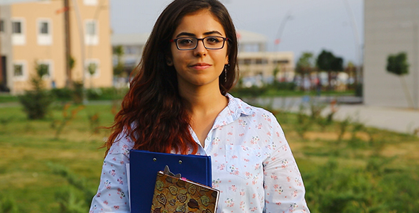 Student Looking At Camera 