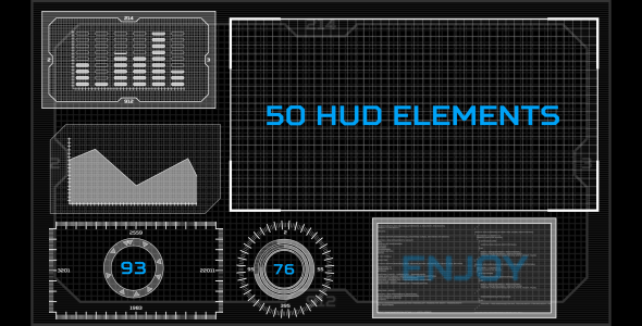 50 HUD Elements