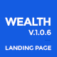 Wealth - Responsive Landing Page Templates - ThemeForest Item for Sale