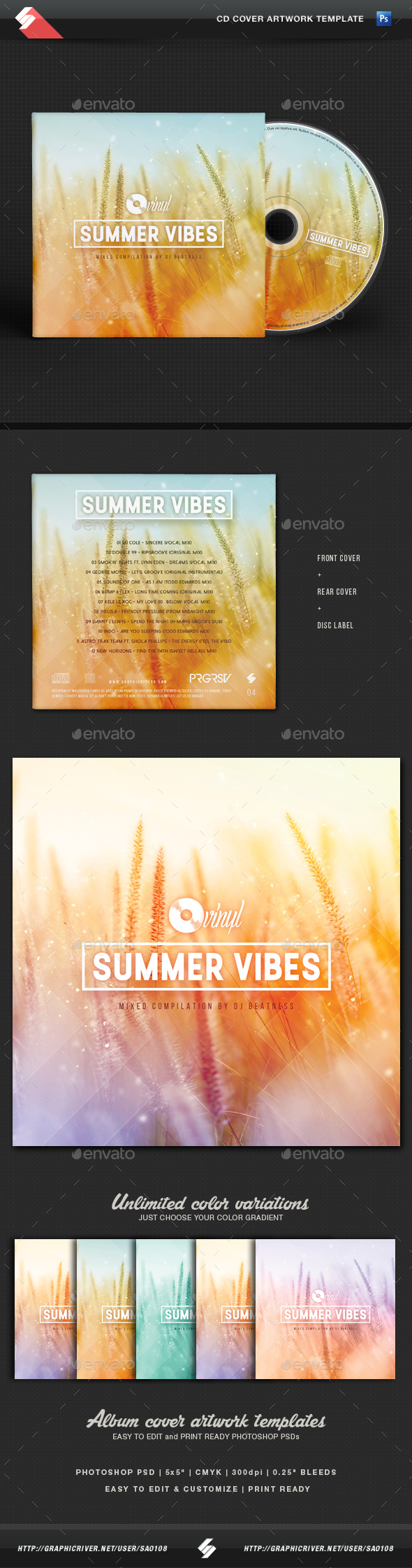 Download Mixcloud Cover Stationery And Design Templates PSD Mockup Templates