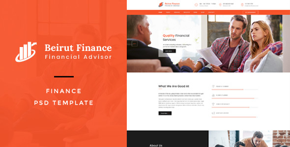 Beirut : Finance PSD Template