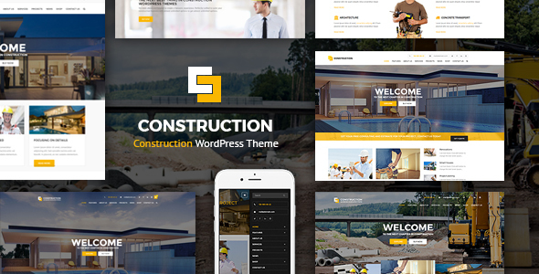 Construction - WordPress Theme