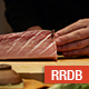 Japanese Chef Cuts Beef Sashimi - VideoHive Item for Sale