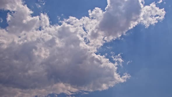 Beautiful Summer Clouds Over Blue Sky 3