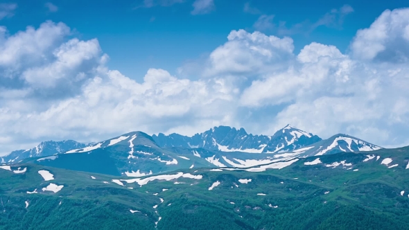 Mountain With Snow Peak