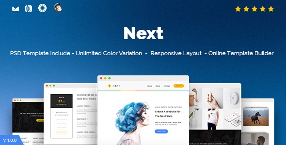 Next - Responsive Email and Newsletter Template