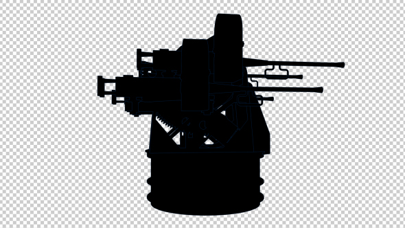 Antiaircraft - 3D Outline alt