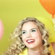 Happy young woman with balloons - VideoHive Item for Sale