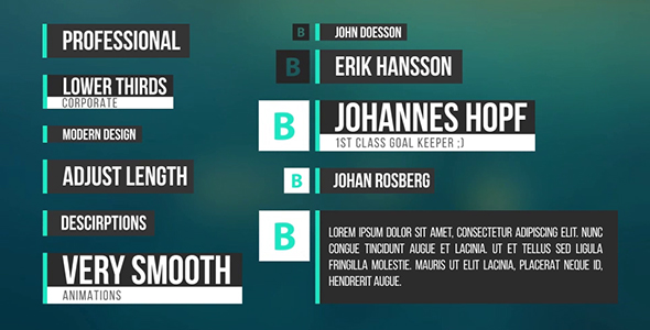 3PRO - Lower Thirds alt