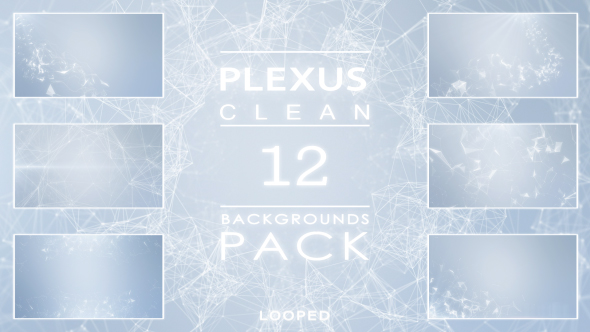 Clean Plexus Network Backgrounds Pack
