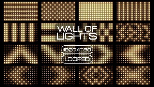 Wall of Lights VJ Kit