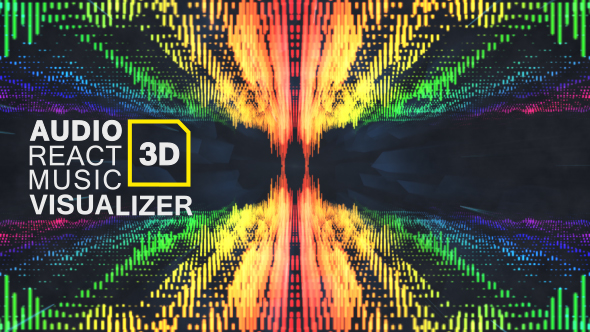 Audio React Music Visualizer 3D
