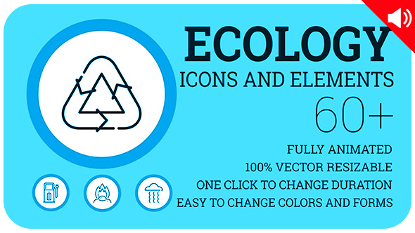Ecology Icons And Elements