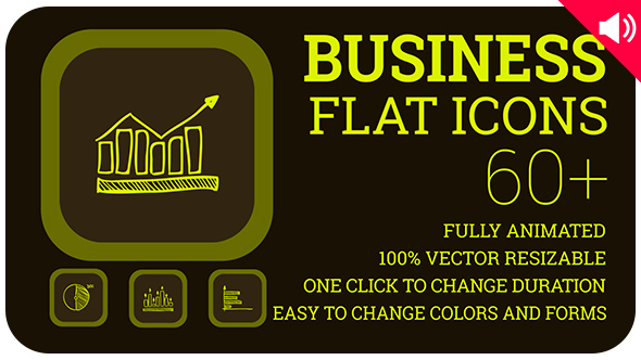 Business Flat Animated Icons