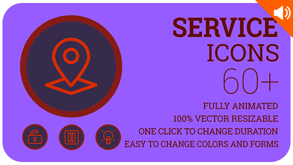  Service Icons - Icon Animated