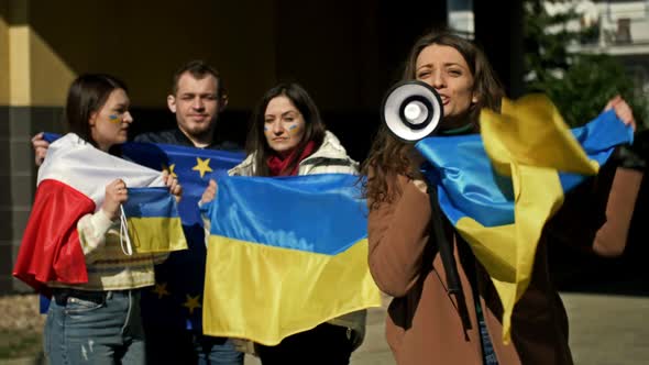 Protest Against the War in Ukraine and the Russian Invasion