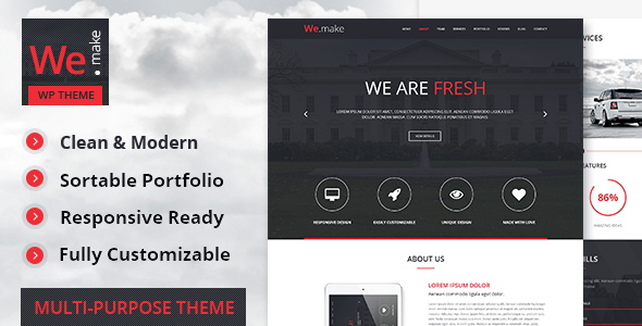 Introducing We.Make – An Elegant and User-Friendly WordPress Theme for Your Website