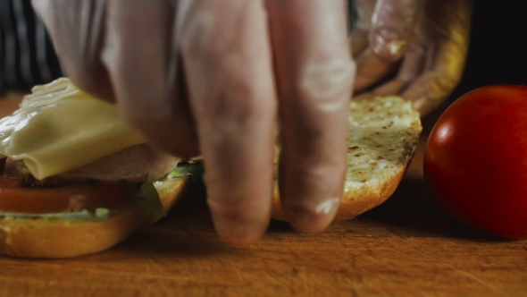 Chief Making Sandwich