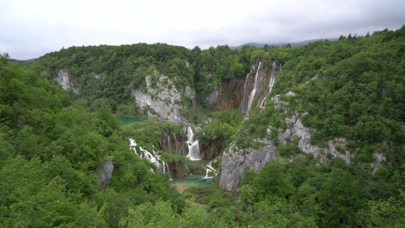 Magnificent Waterfalls in Plitvice National Park