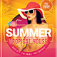 Summer Tropical House Flyer Template - GraphicRiver Item for Sale