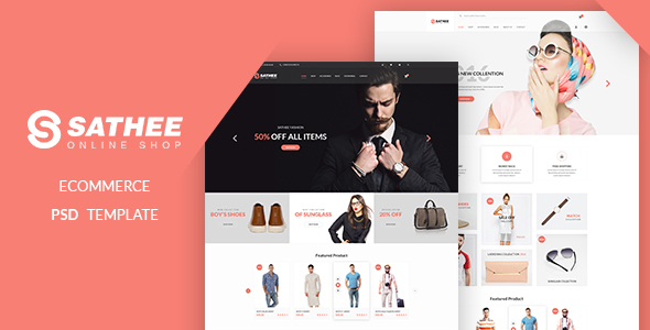 Sathee - eCommerce PSD Template