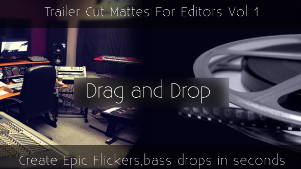 Simple Power Cut Mattes For Editors Vol 1