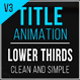 Title Lower Thirds - VideoHive Item for Sale