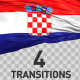 Croatia Flag Transitions - VideoHive Item for Sale