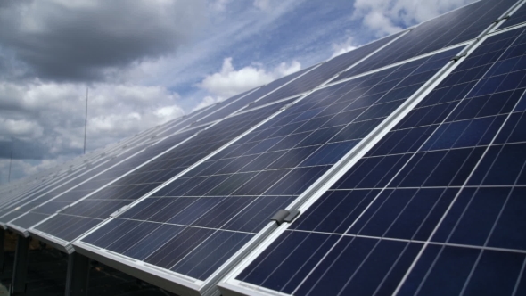 Solar Power Plant. Solar Panels