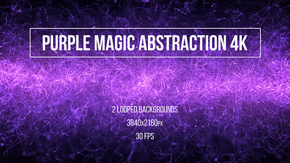 Purple Magic Abstraction