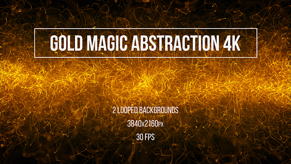 Gold Magic Abstraction