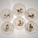Collector Plates Hunting Dogs 1 - 3DOcean Item for Sale