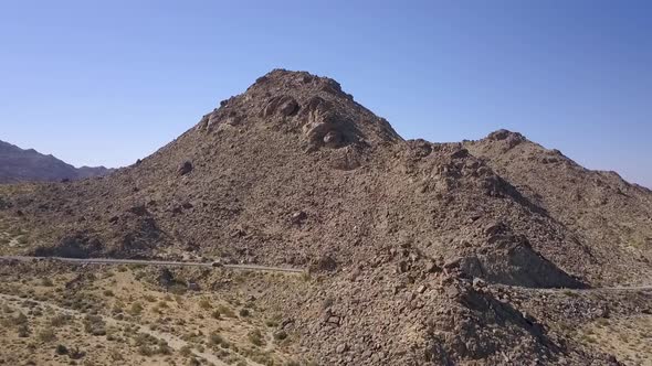 CALIFORNIA Palm Springs DESERT MOUNTAIN PASS DRONE PAN