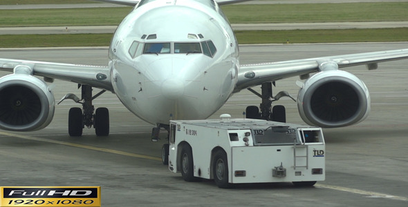 Plane Getting Ready For Departure