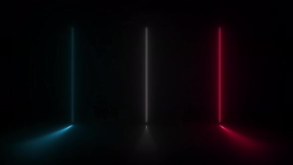 Concept 47-N1 Abstract Neon Lights Animation