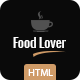Food Lover Restaurant HTML Template - ThemeForest Item for Sale