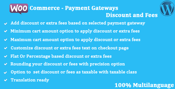 WooCommerce - Descuentos y tarifas de pasarelas de pago