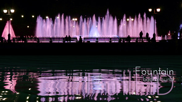 Night City Fountains