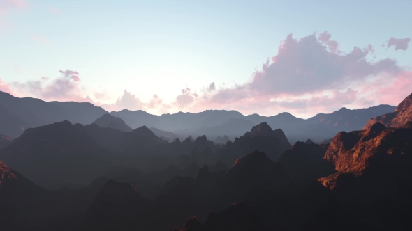 Flying Over The Mountains