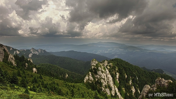 Aerial Mountains Landscapes