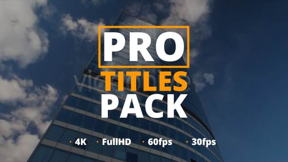 Pro Titles Pack