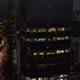 Night Skyscraper office windows (Santiago, Chile) aerial view, drone footage - VideoHive Item for Sale