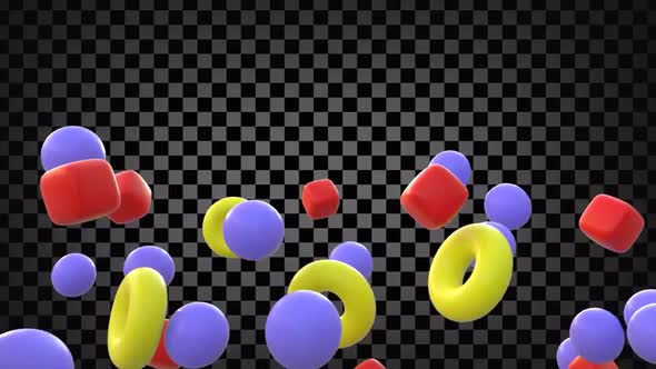 Geometric Shapes Multicolored alt