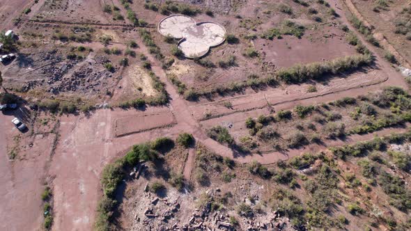 View From the Height of Old Broken Abandoned Camp