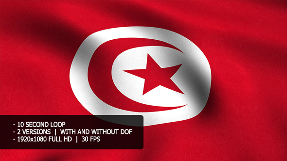 Tunisia Flag Background